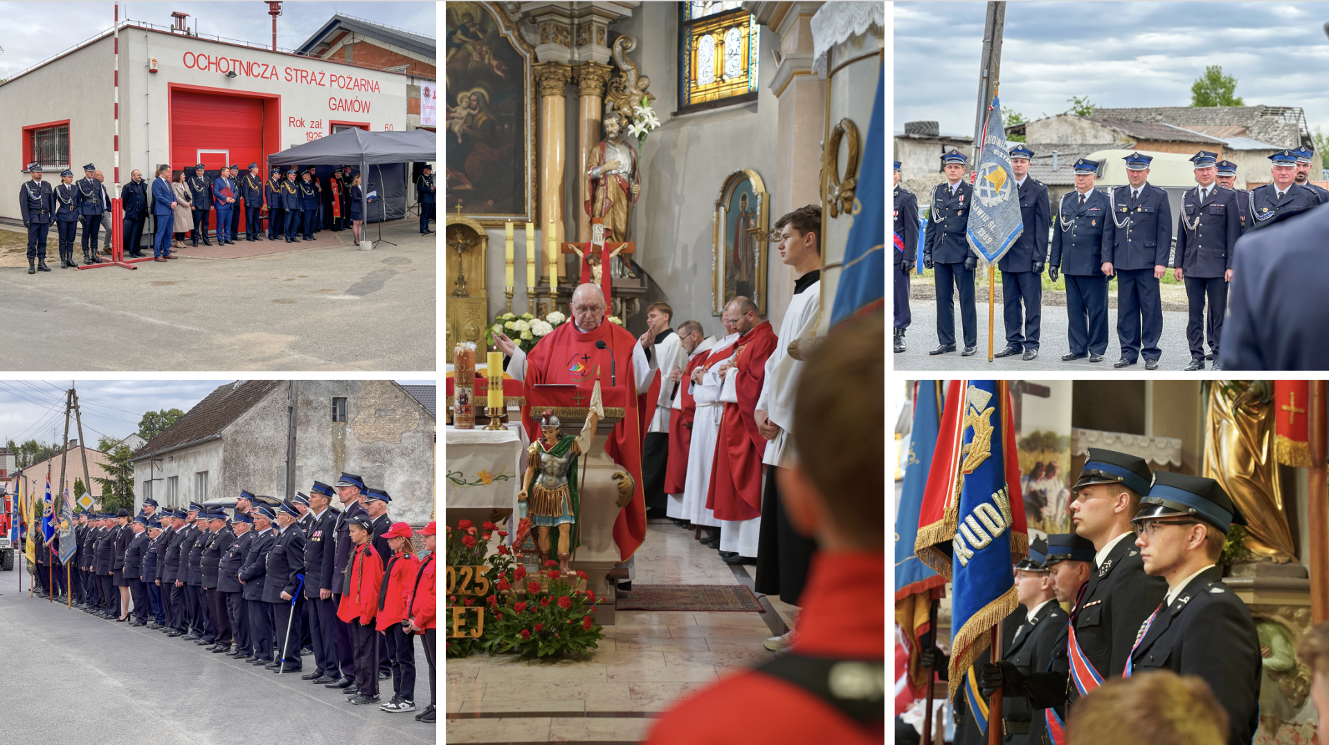 100-lecie OSP Gamów. Wręczono odznaczenia i poświęcono tablicę pamiątkową