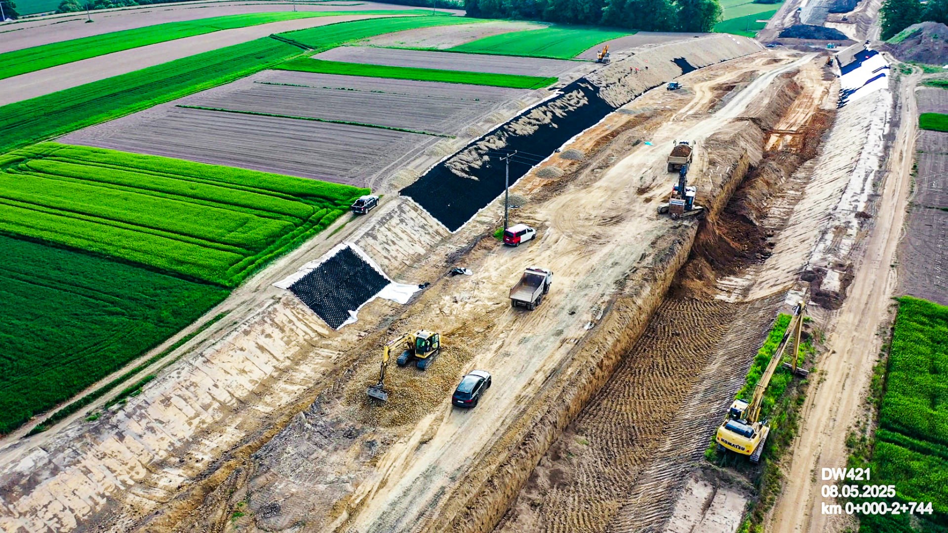 Nowy most na Odrze pod Raciborzem: inwestycja na półmetku. Przeprawa gotowa w 2027 roku