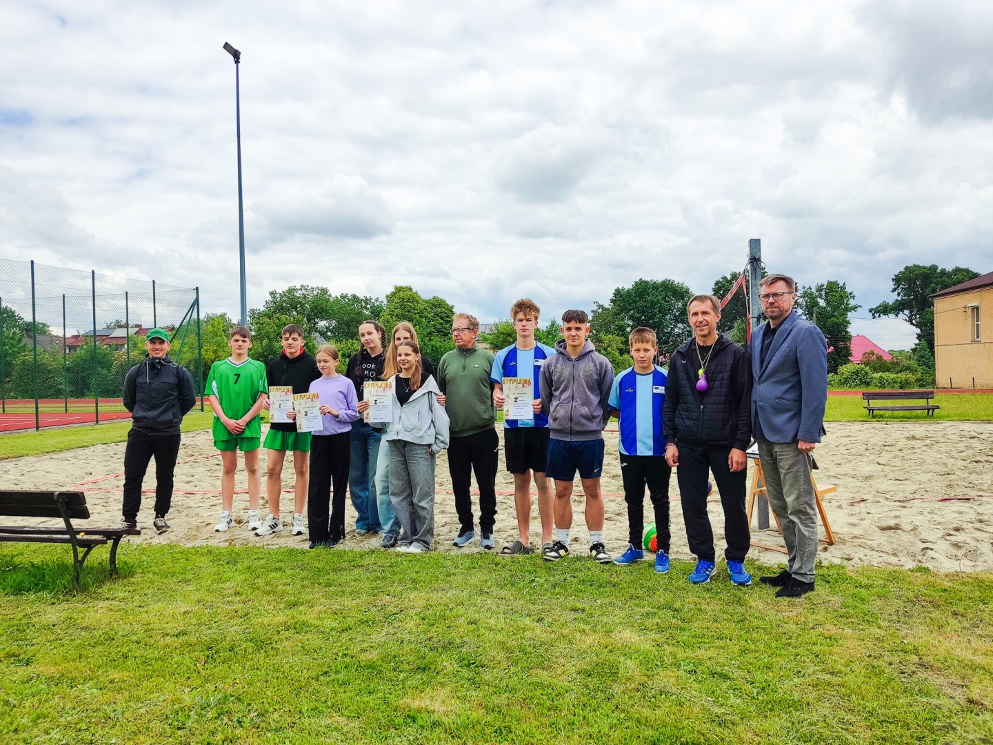 Powiatowe zawody siatkówki plażowej rozegrane w Tworkowie