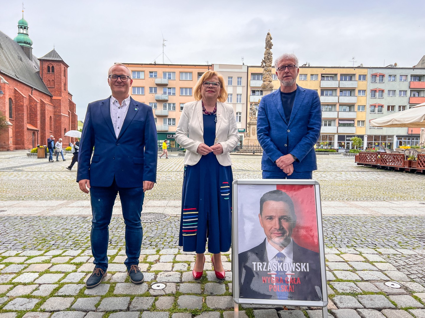 Posłanka i samorządowcy apelowali o poparcie dla Rafała Trzaskowskiego na raciborskim rynku
