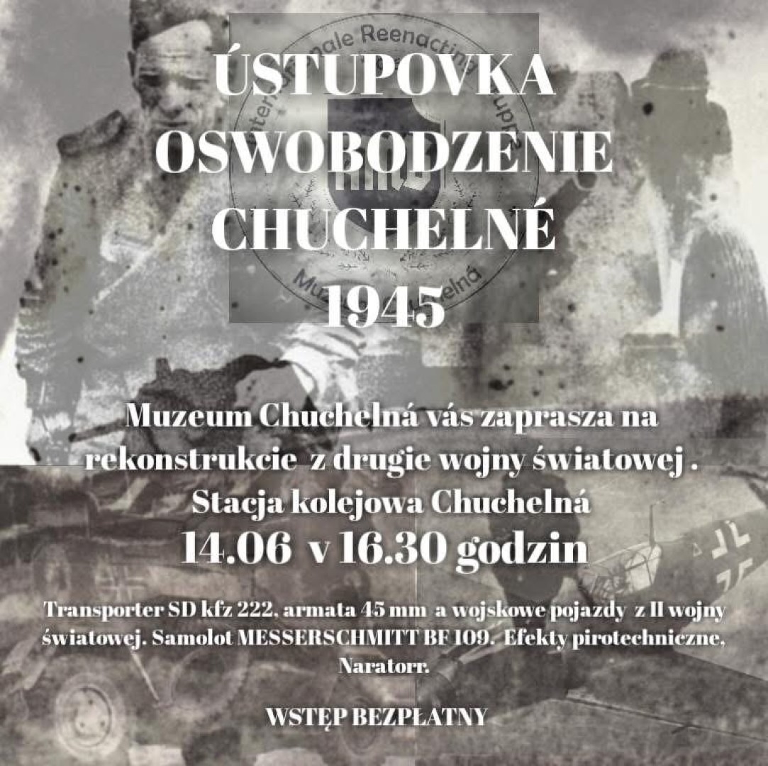 Rekonstrukcja Wyzwolenie Chuchelná 1945 – żywa lekcja historii na dworcu kolejowym