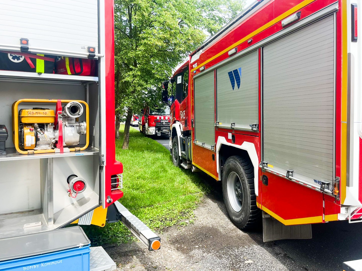 Ulewa, czujka i powalone drzewo. Intensywne dni dla służb ratowniczych