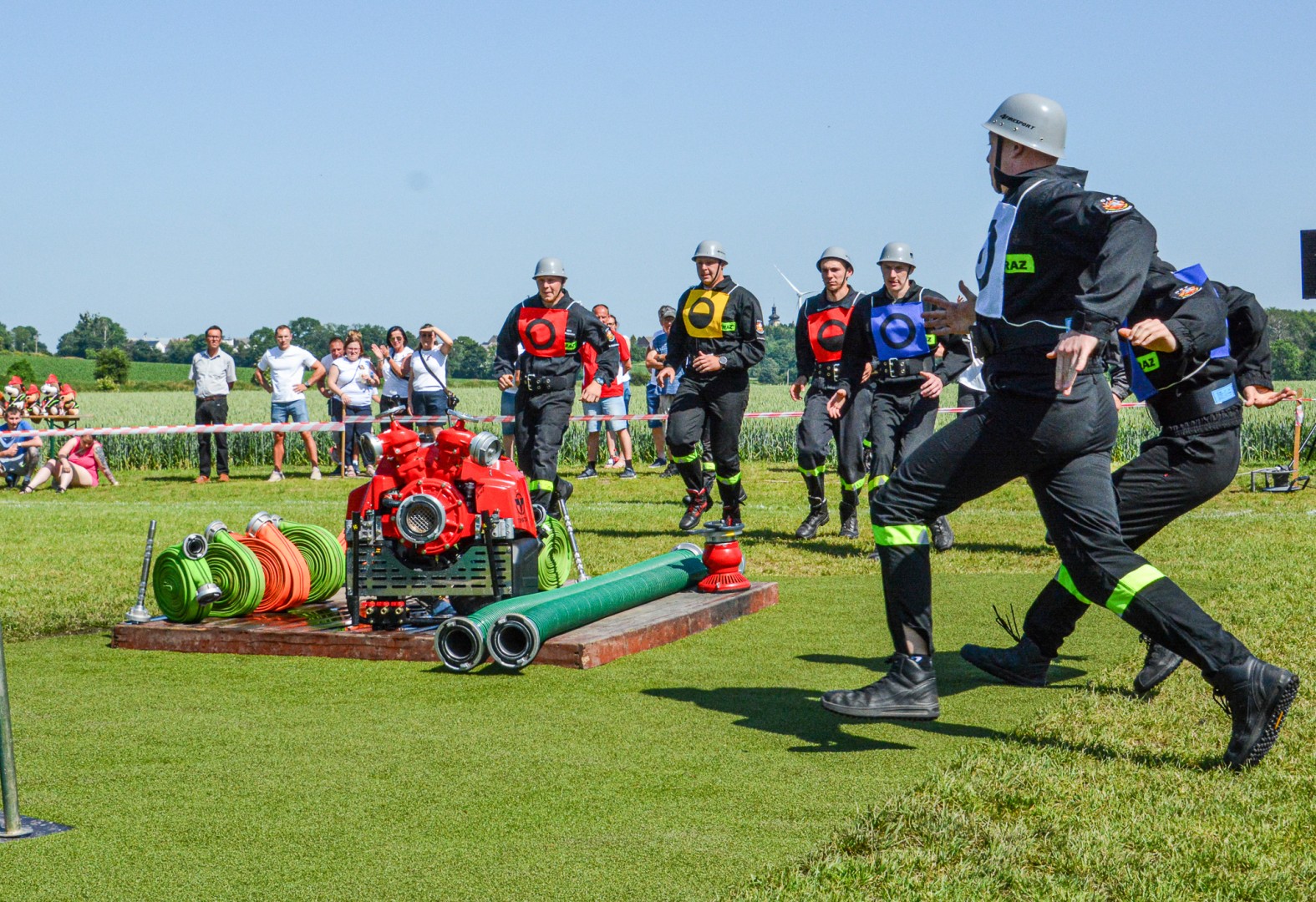 Cztery puchary w koronie OSP Samborowice i rekord w ćwiczeniu bojowym
