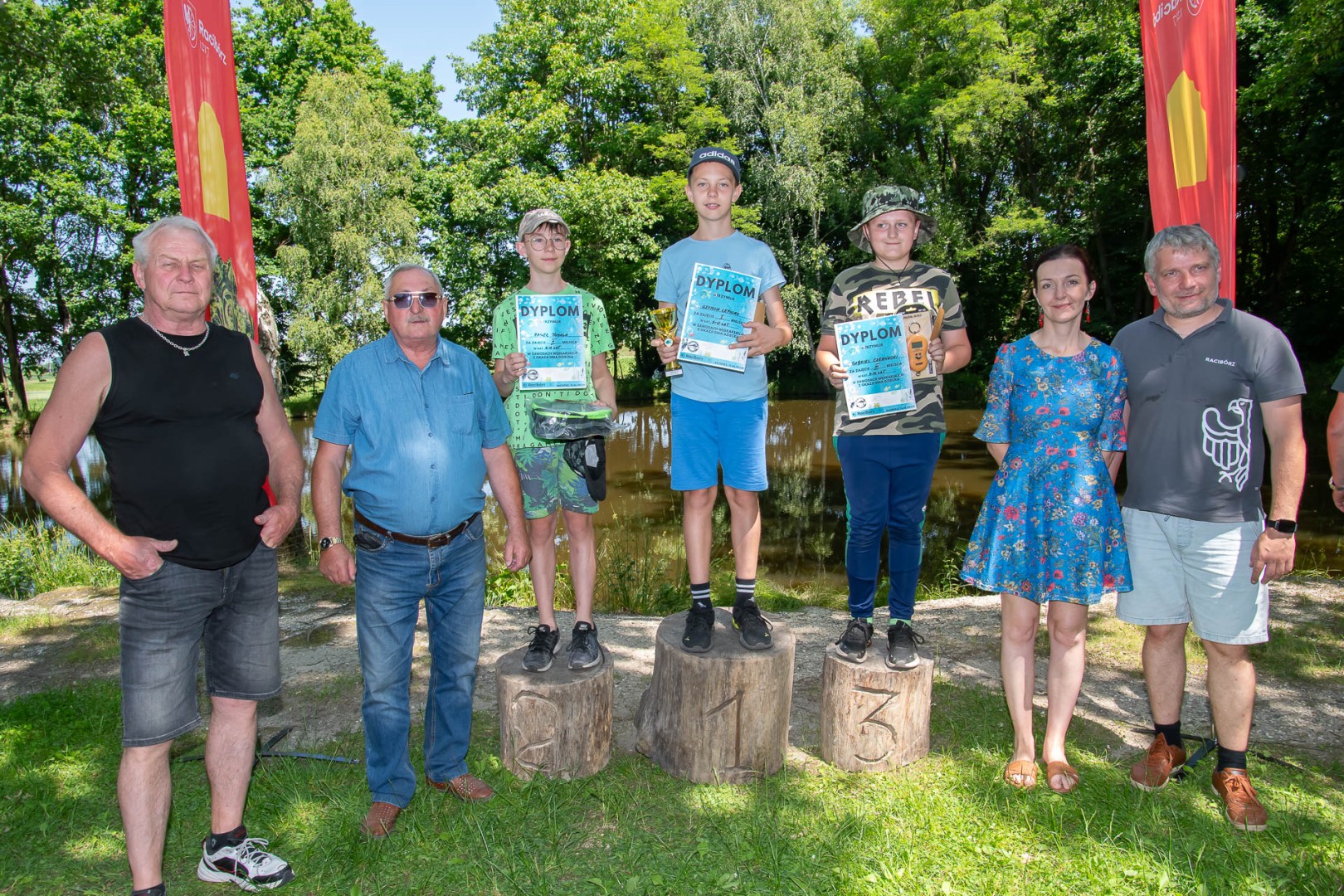 Pod Oborą złowili taaaaką rybę! Zawody wędkarskie z okazji Dnia Dziecka