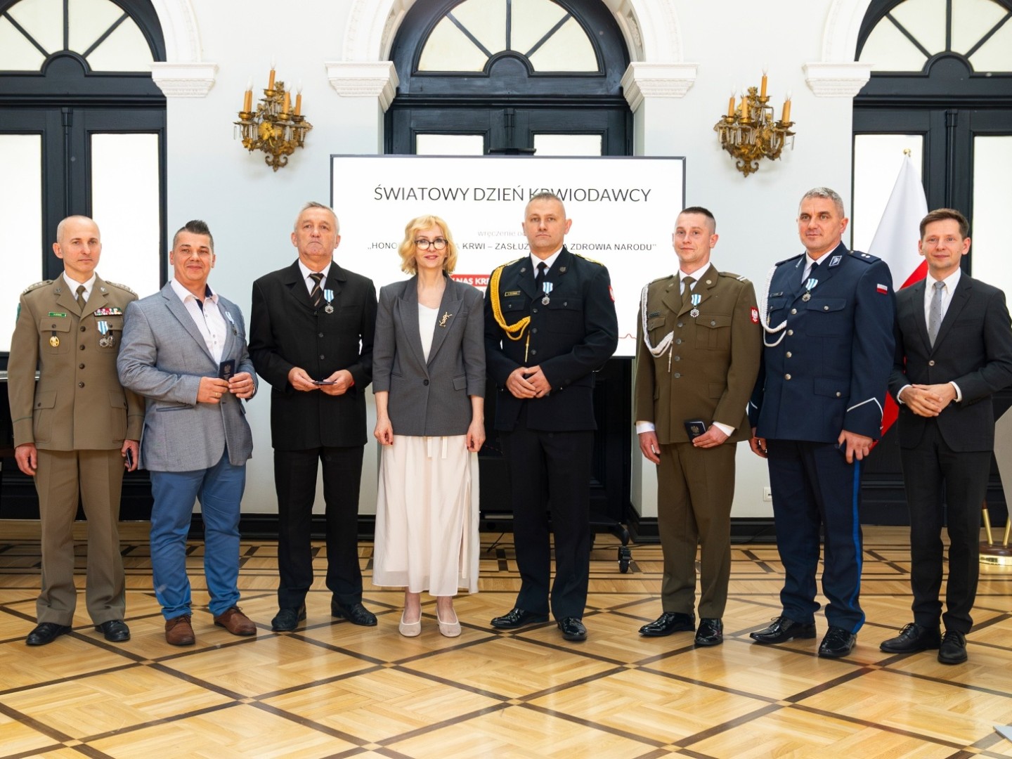 Strażnicy graniczni w gronie uhonorowanych Krwiodawców – odznaka za zasługi dla zdrowia narodu
