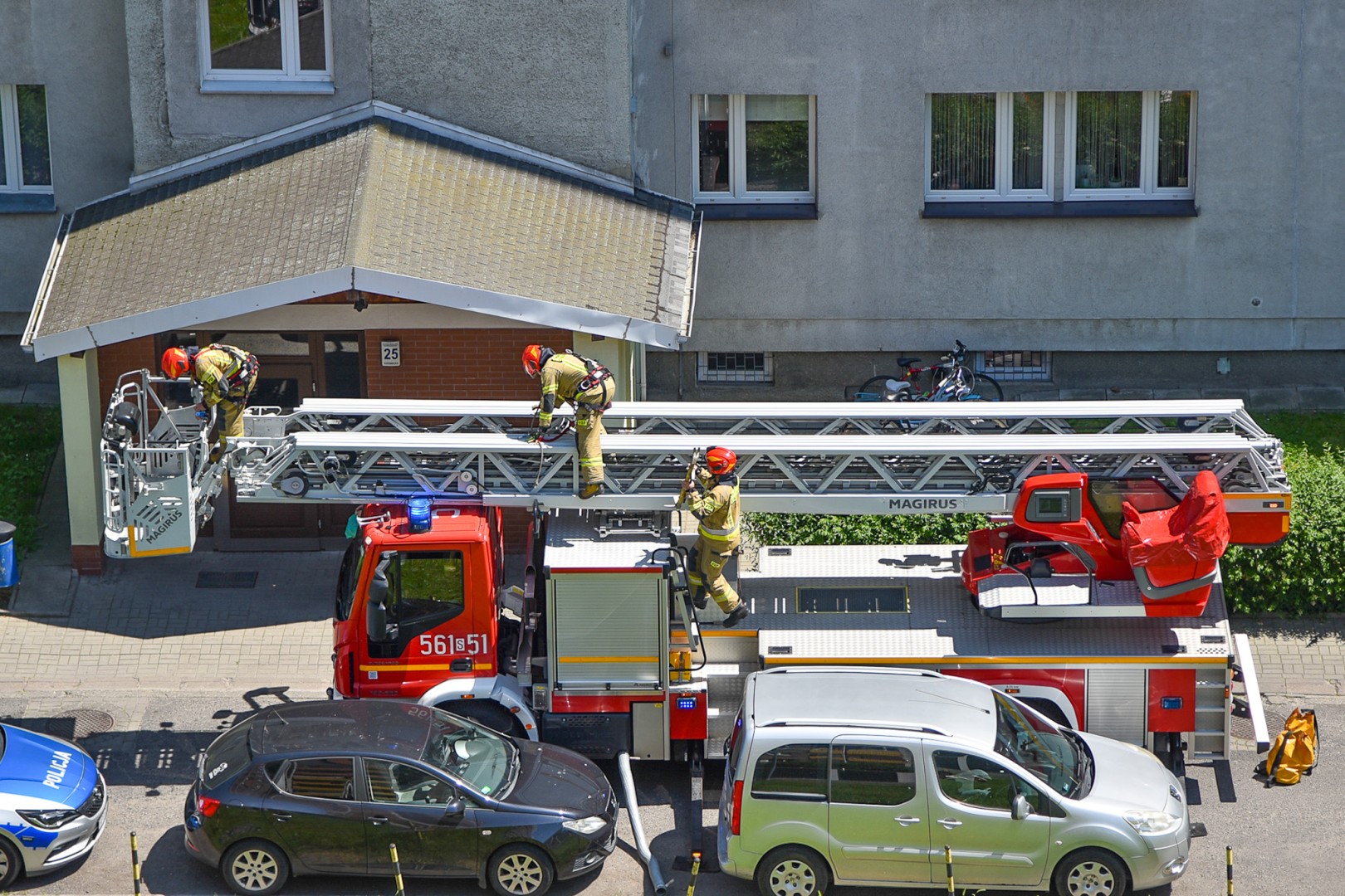 Strażacki maraton interwencji – od fałszywego alarmu po kolizje i substancje niebezpieczne