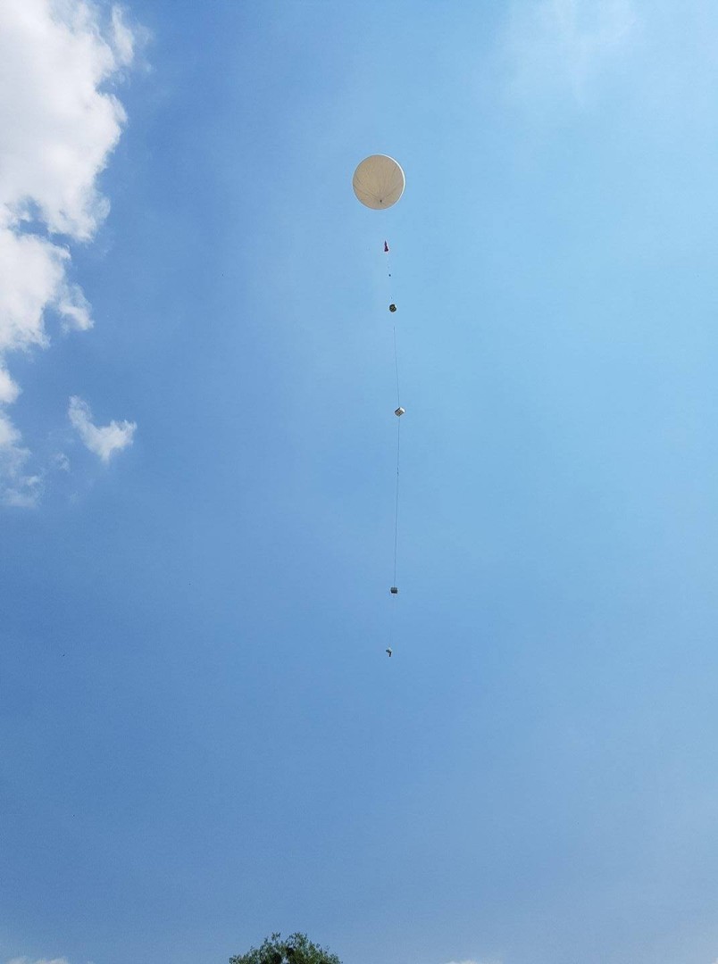 Racibórz sięga kosmosu – historyczny start balonu stratosferycznego z SP1