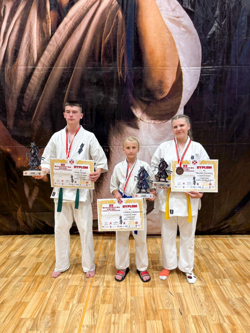 Raciborscy karatecy z medalami Mistrzostw Polski