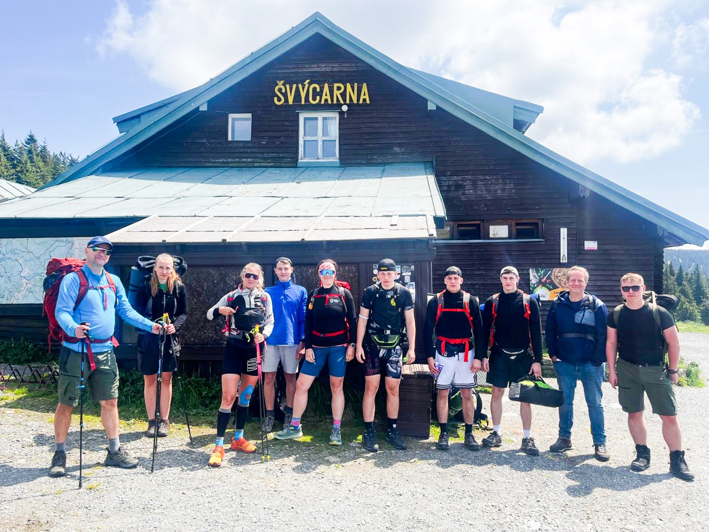 Trzydniowa wyprawa przez Jeseniki w ramach międzynarodowego projektu Let’s Get fit! uczniów Ekonomika