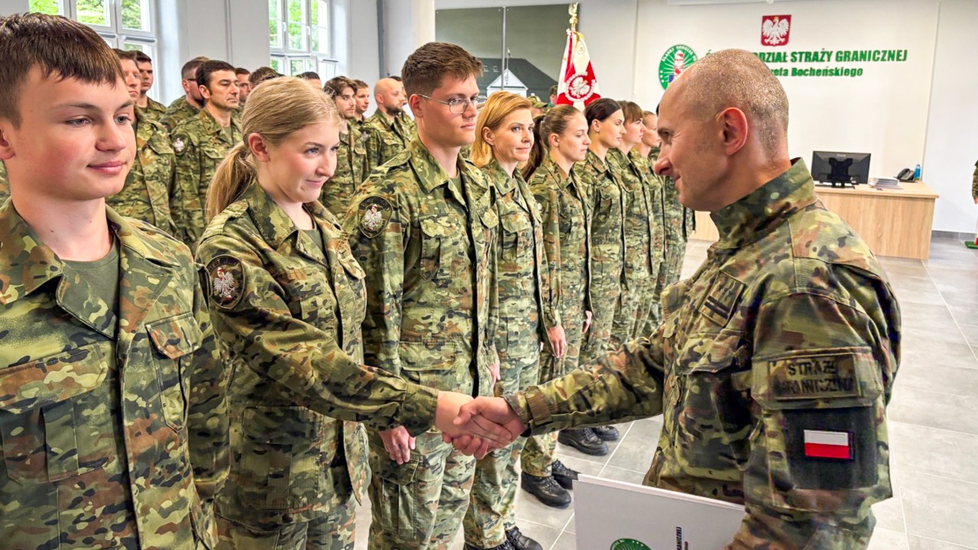 40 funkcjonariuszy Śląskiego Oddziału Straży Granicznej z Raciborza zostało mianowanych na stopień kaprala