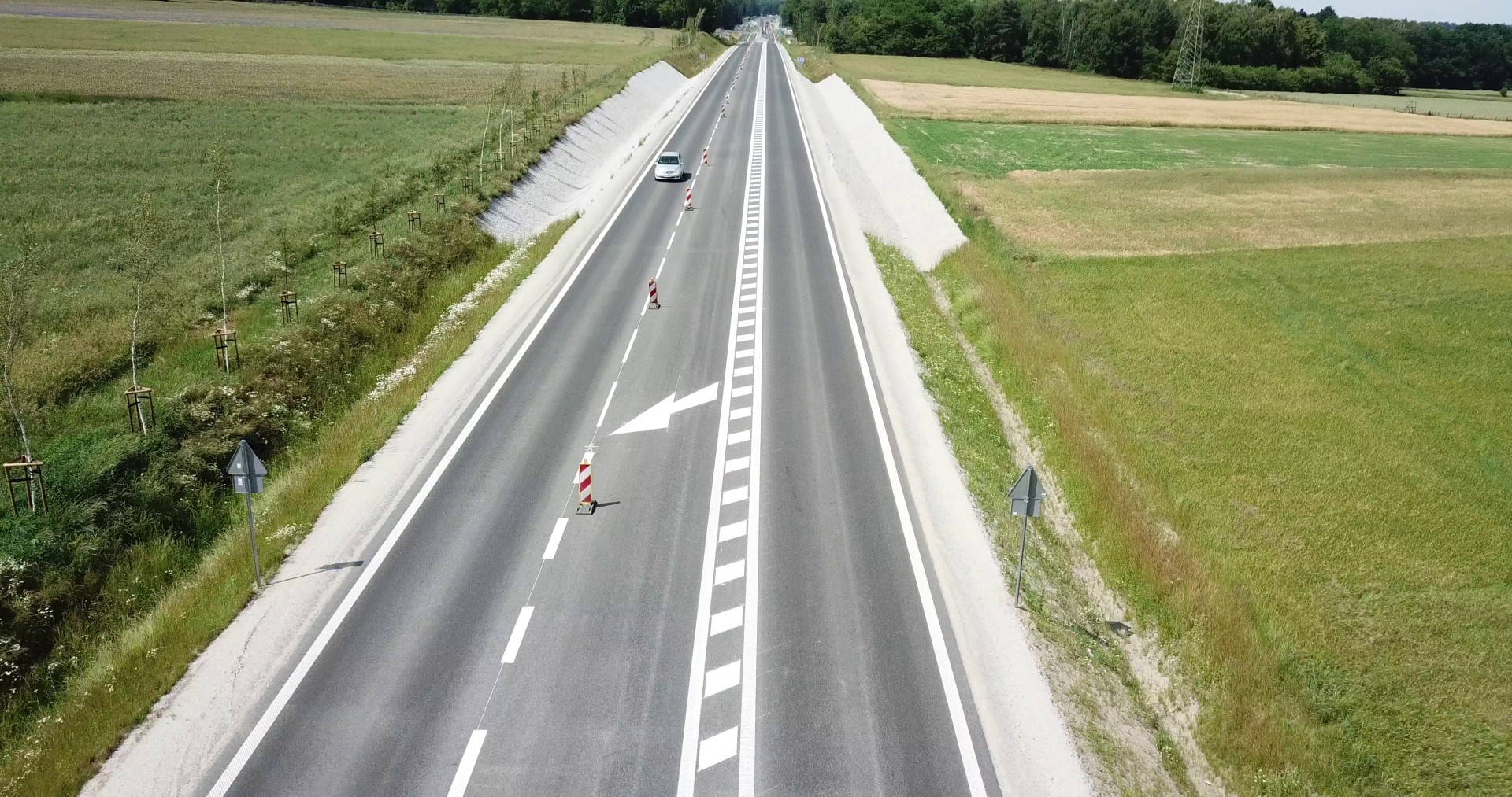 Na trasie Racibórz – Opole bez utrudnień. Odcinek DK45 między Krapkowicami a Rogowem Opolskim gotowy