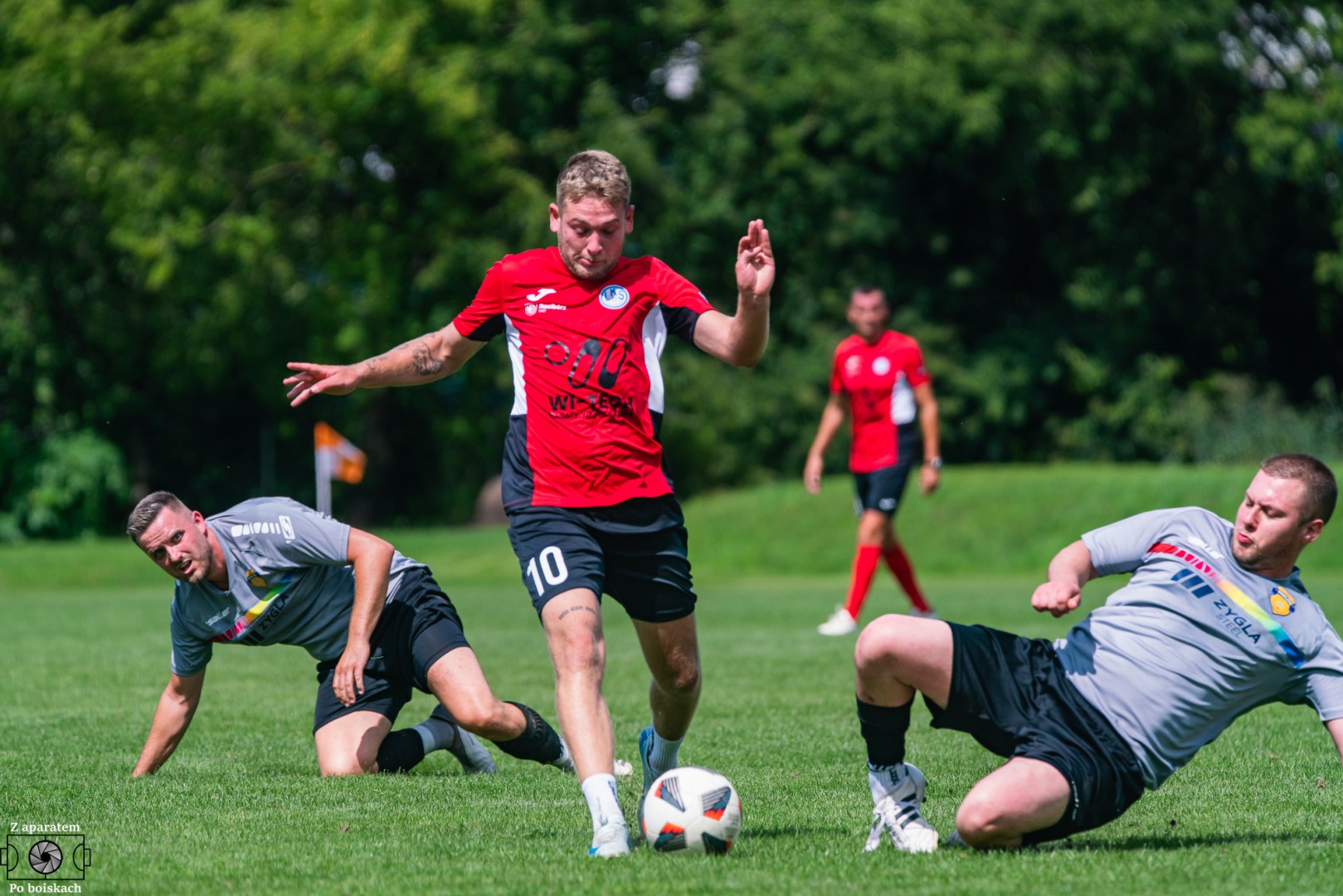 Wyrównany sparing przy Łąkowej. Pawłów minimalnie lepszy [FOTO]