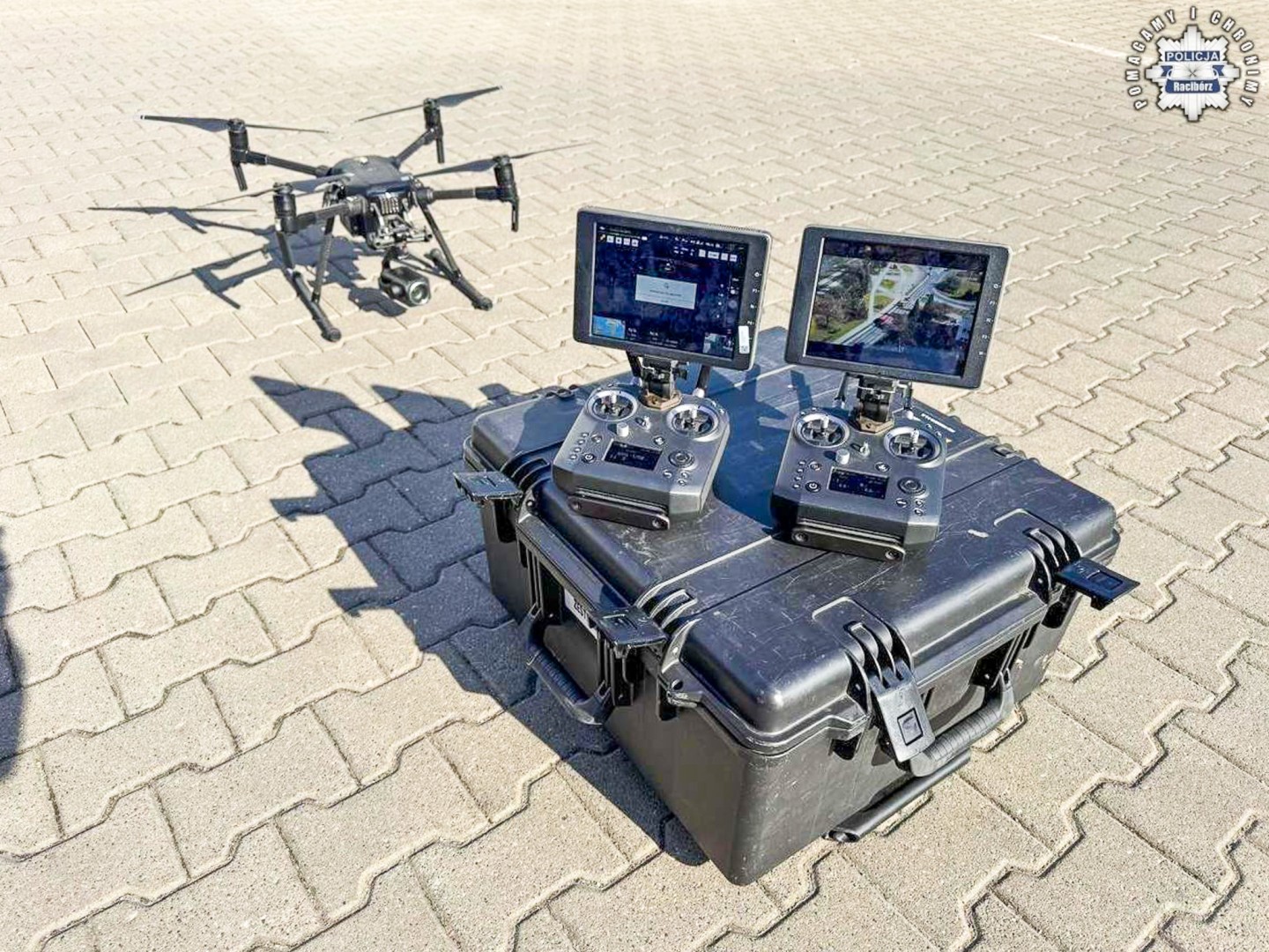 Dron nad przejściem – kolejna policyjna akcja w Raciborzu