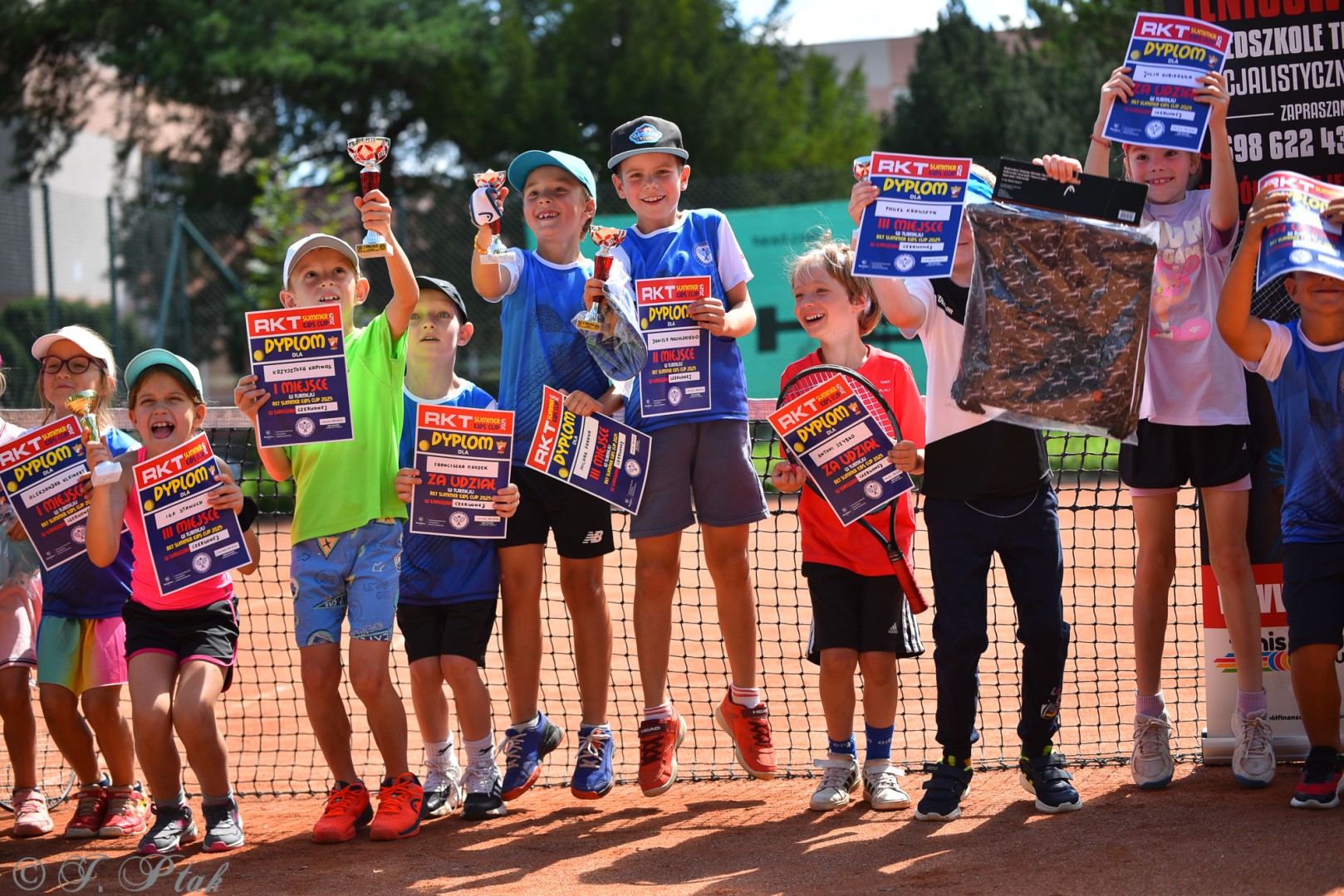 Młodzi tenisiści walczyli o puchar lata. Finał Summer Kids Cup 2025 w Raciborzu