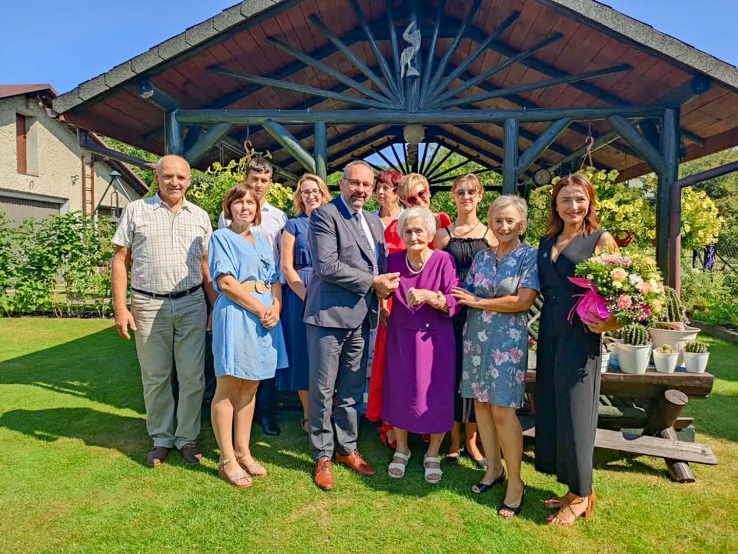 102. urodziny Anny Kapki - najstarszej mieszkanki gminy Nędza