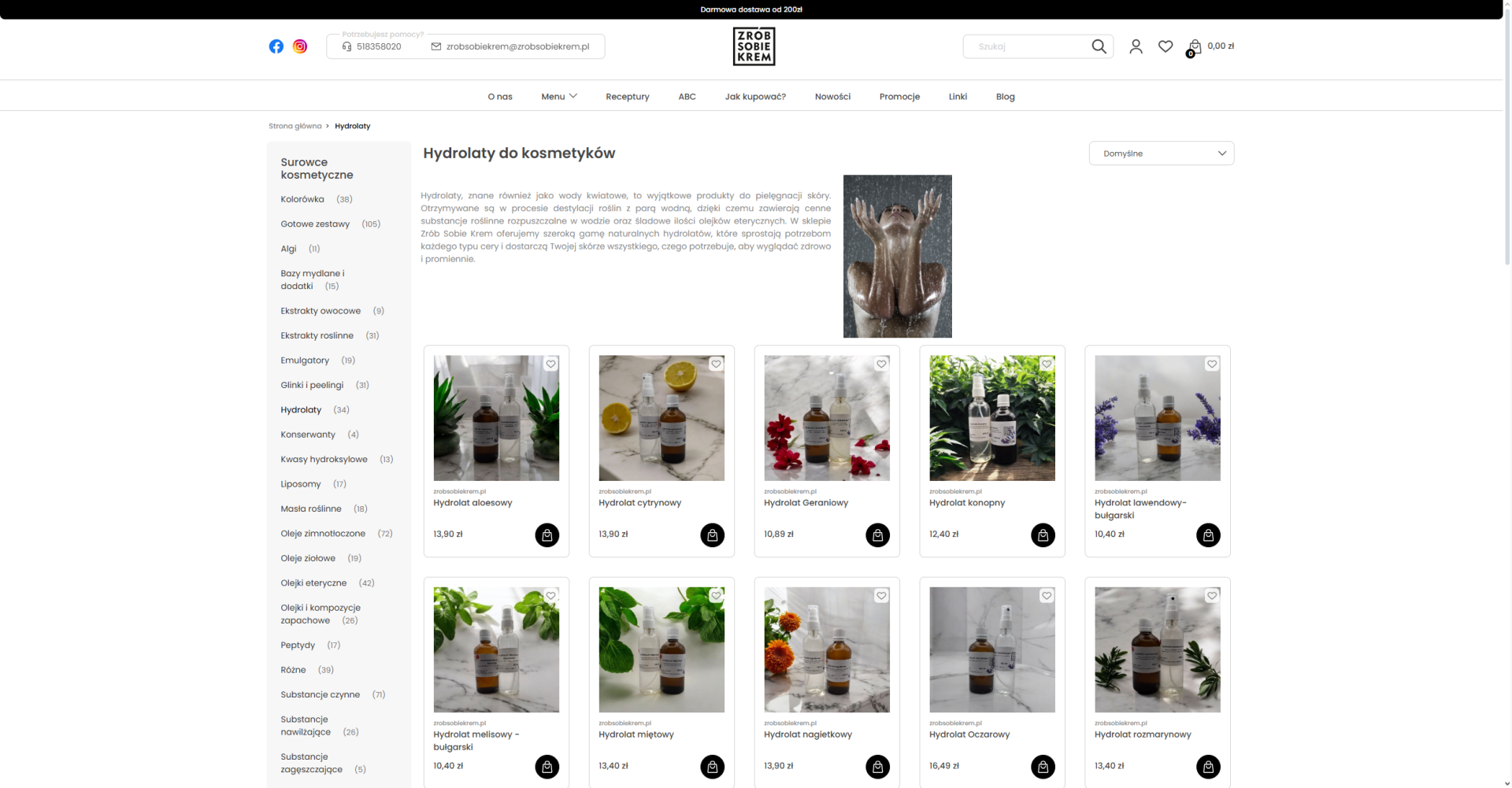 Hydrolaty do twarzy - jak działają i dlaczego warto je stosować?