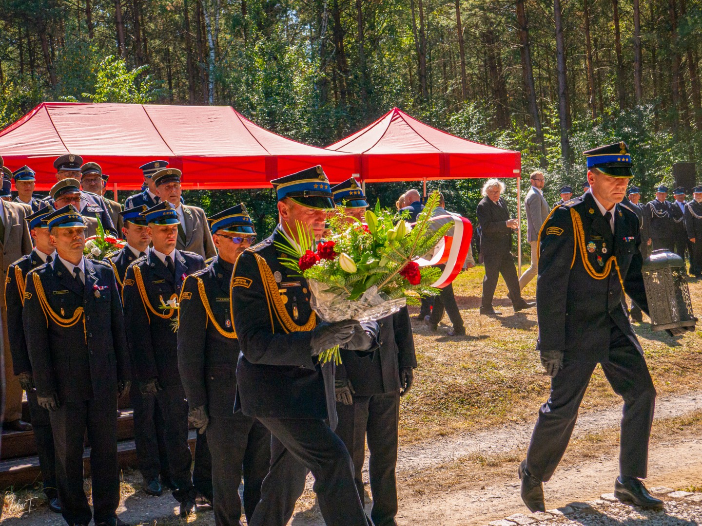 33. rocznica wielkiego pożaru lasów w Kuźni Raciborskiej – hołd dla bohaterów [FOTO i WIDEO]