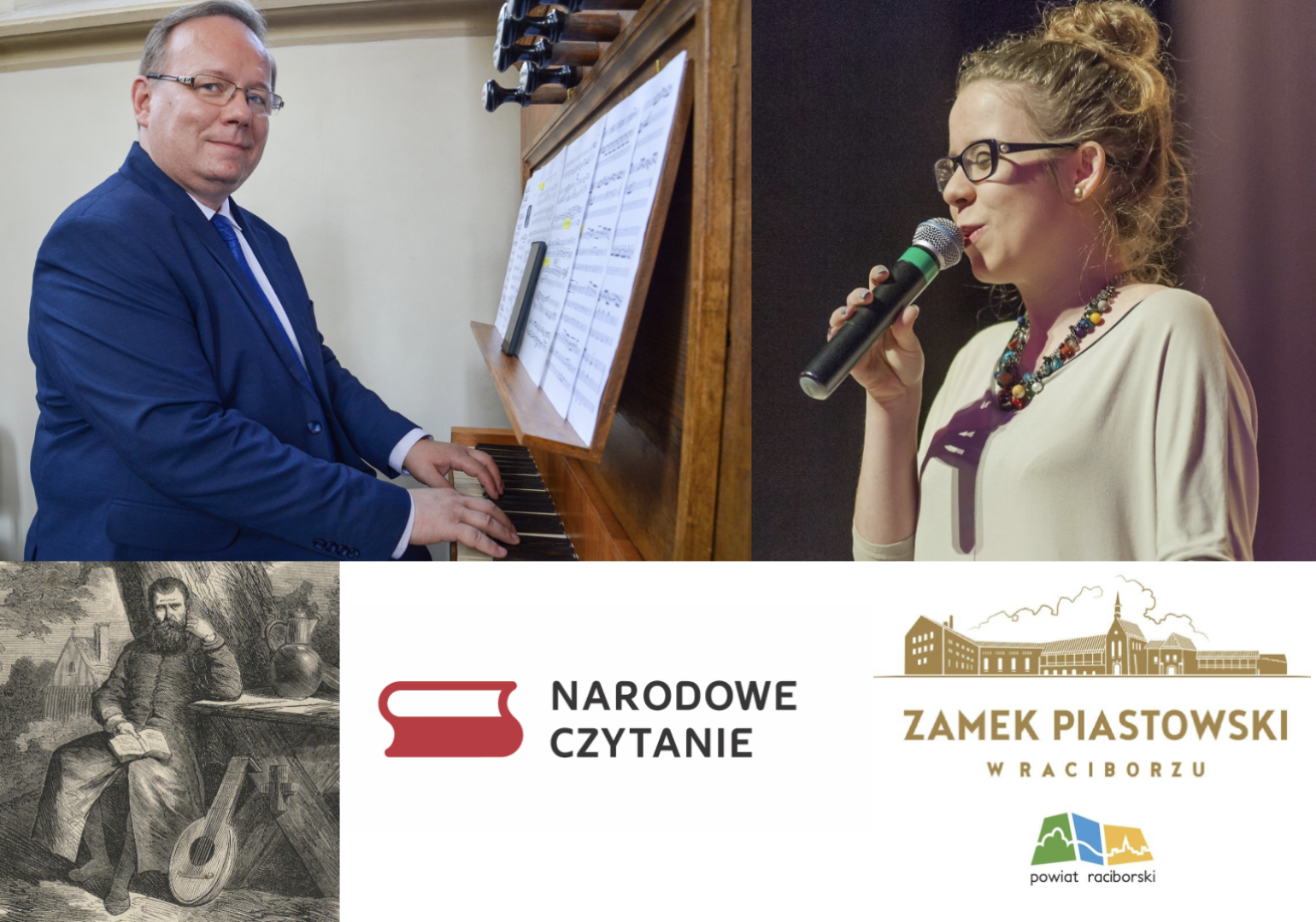Narodowe Czytanie Jana Kochanowskiego w Raciborzu. Muzyka i słowo w historycznej przestrzeni