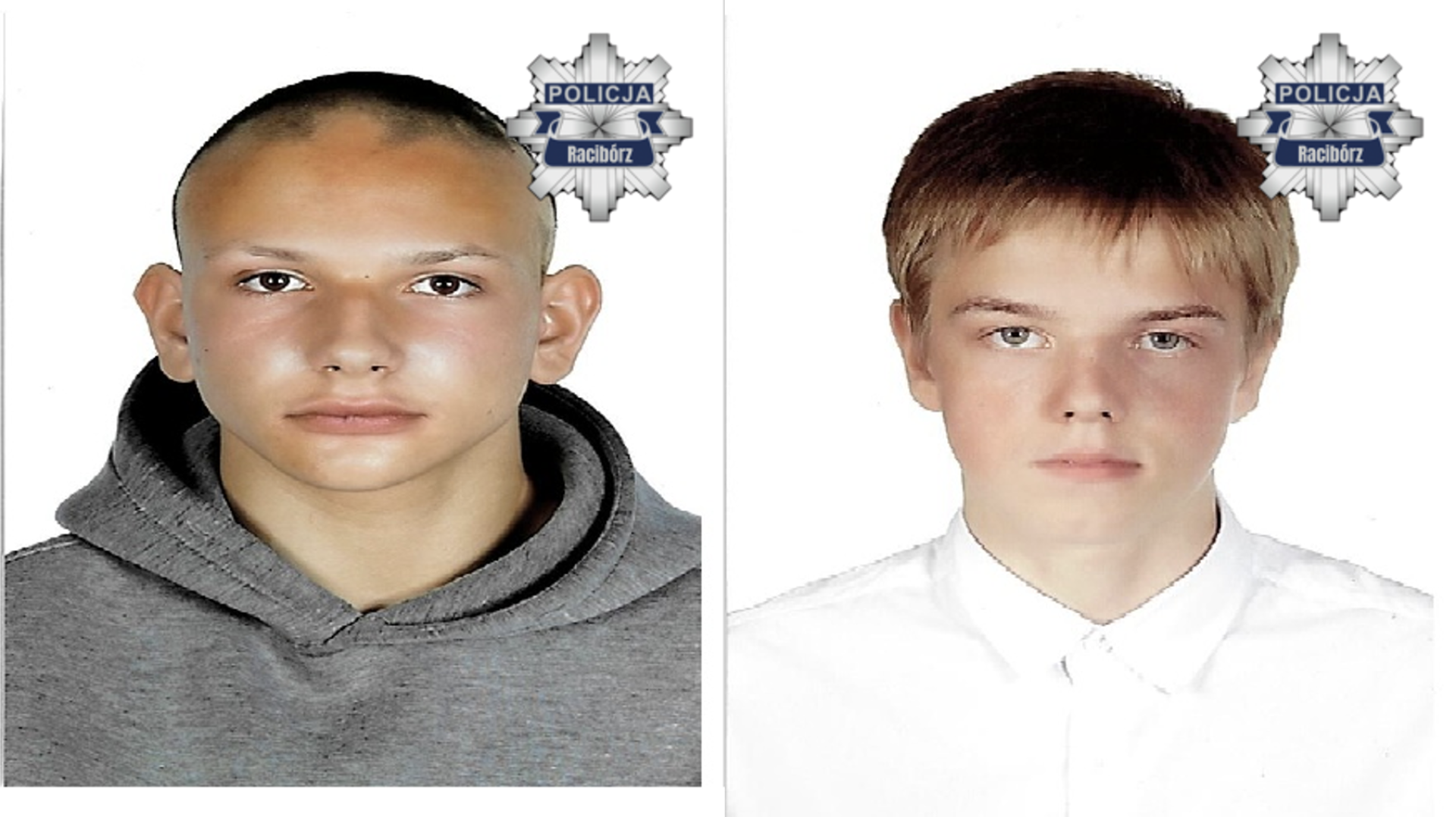 Policja poszukuje dwóch zaginionych nastolatków