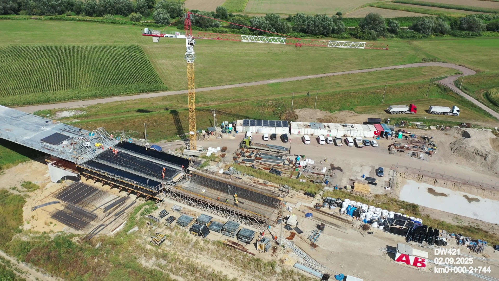 Tak powstaje nowy most na Odrze pod Raciborzem - najnowszy raport z prac