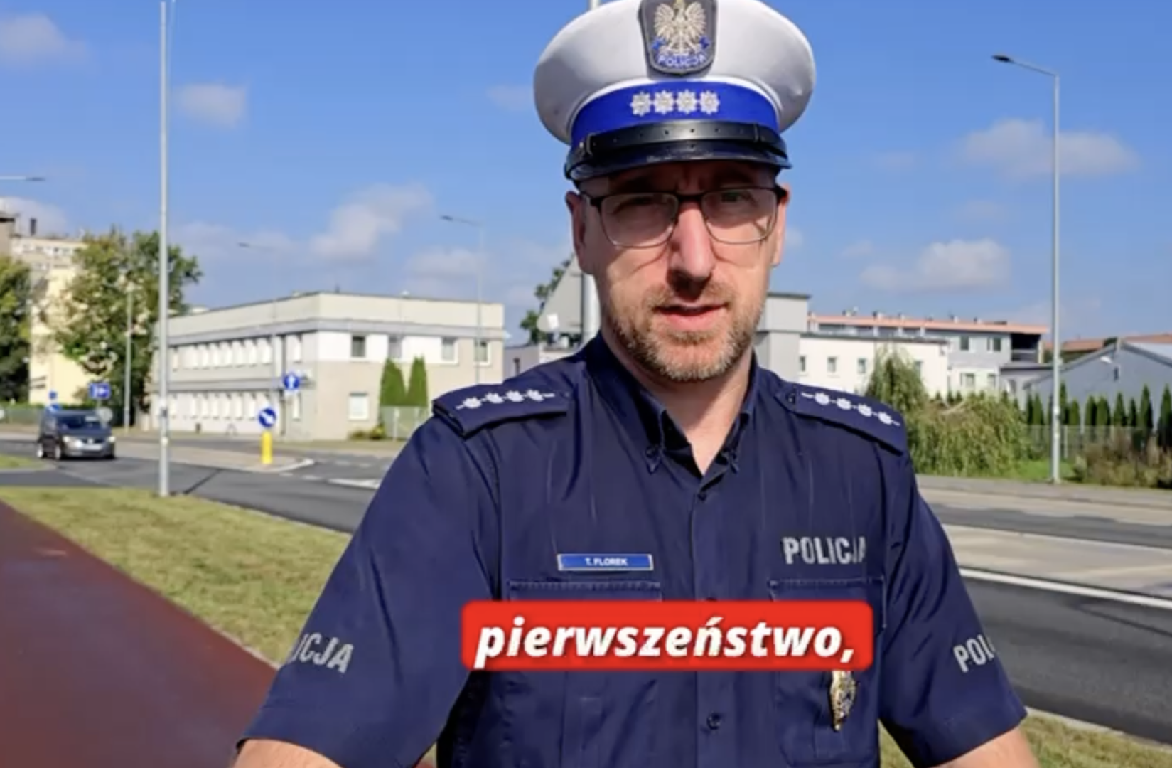 Raciborscy policjanci nakręcili film o bezpiecznej jeździe na hulajnodze