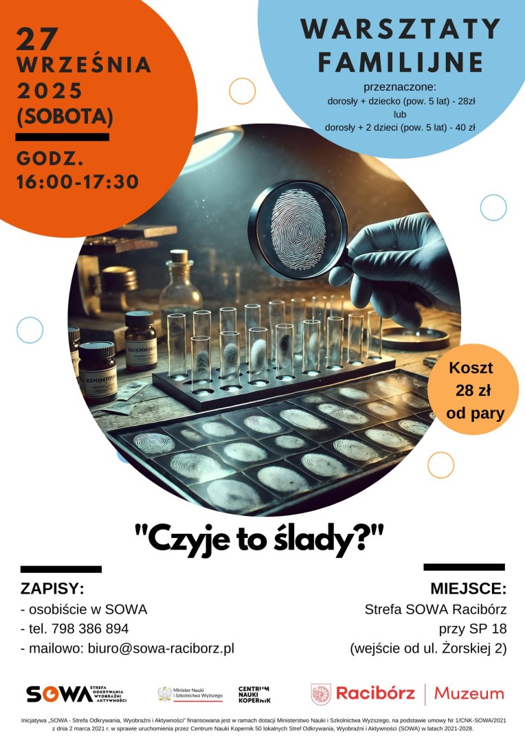 Warsztaty Familijne w SOWA: Czyje to ślady?