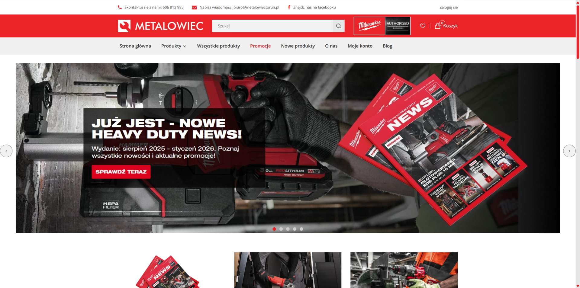 Porównanie narzędzi ręcznych, akumulatorowych i specjalistycznych Milwaukee