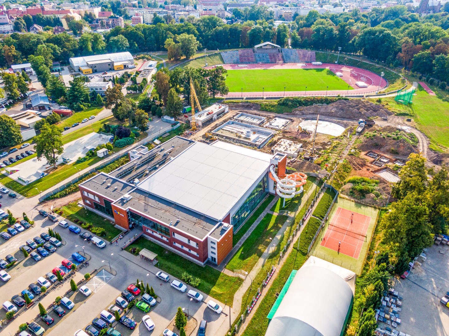 Racibórz przygotowuje się komunikacyjnie na otwarcie H2Ostróg i nowego lodowiska