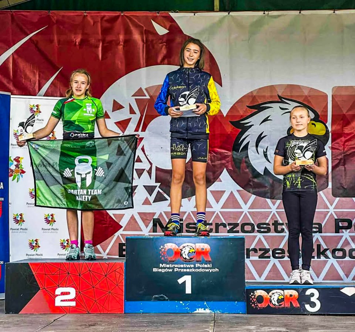 Julia Cieślak z Jankowic najmłodszą medalistką Mistrzostw Polski OCR