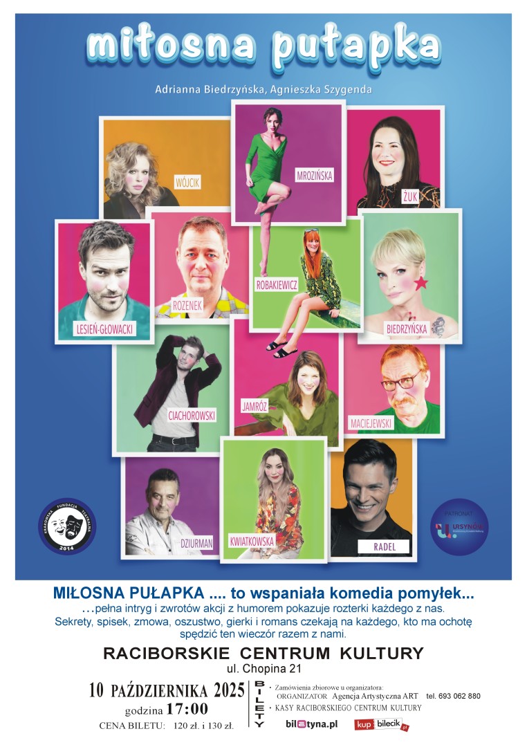 Miłosna Pułapka - komedia romantyczna na deskach RCK [ZAPROSZENIE]