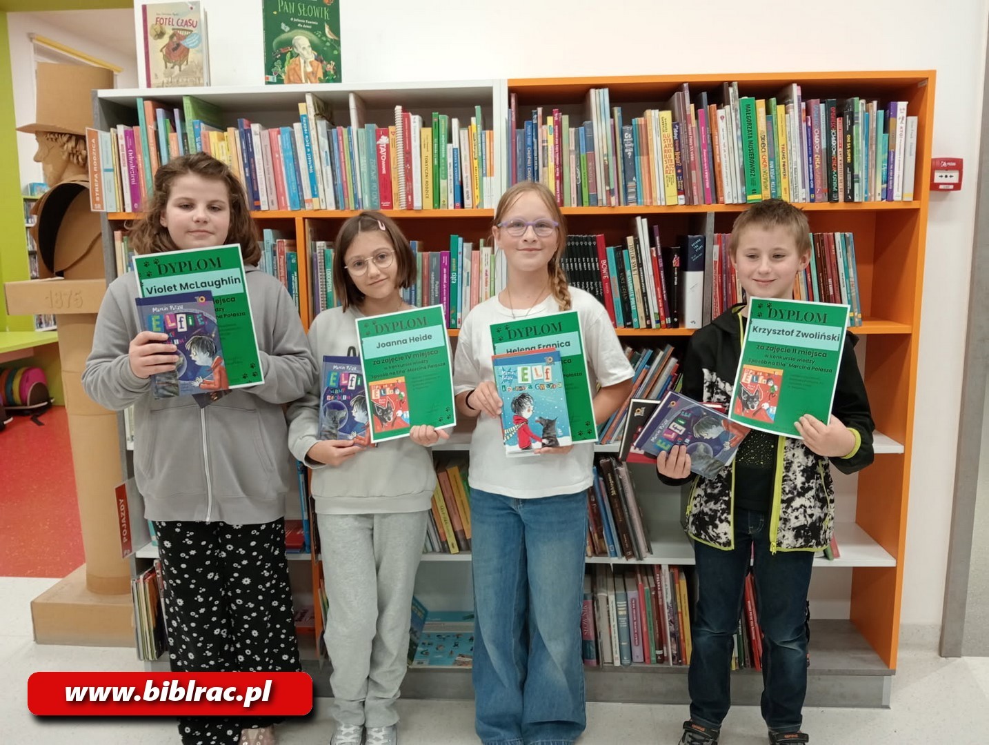 Dali się porwać przygodom Elfa! Konkurs wiedzy i wizyta Marcina Pałasza w Raciborzu