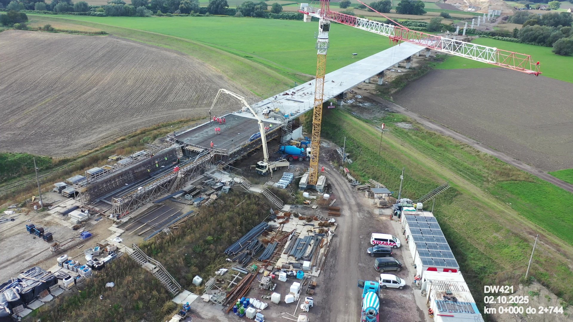 Tak powstaje nowy most na Odrze pod Raciborzem - wrześniowy raport z prac [FOTO]