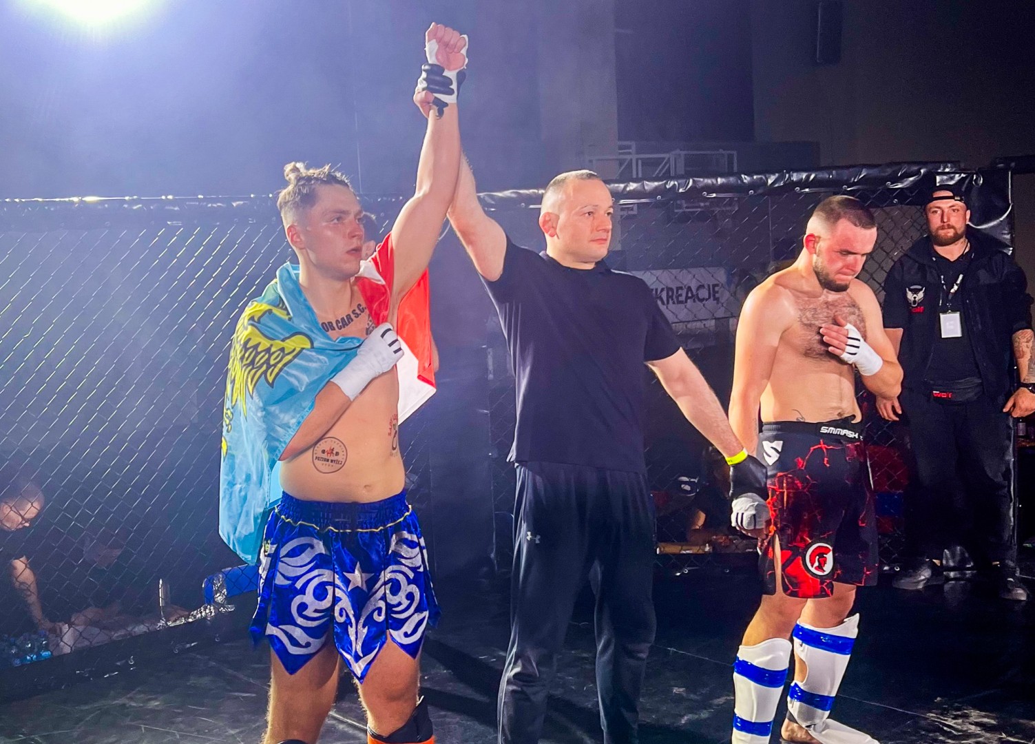 Bartosz Skibiński z Bartula Fight Club Racibórz zwycięża przez TKO w pierwszej rundzie