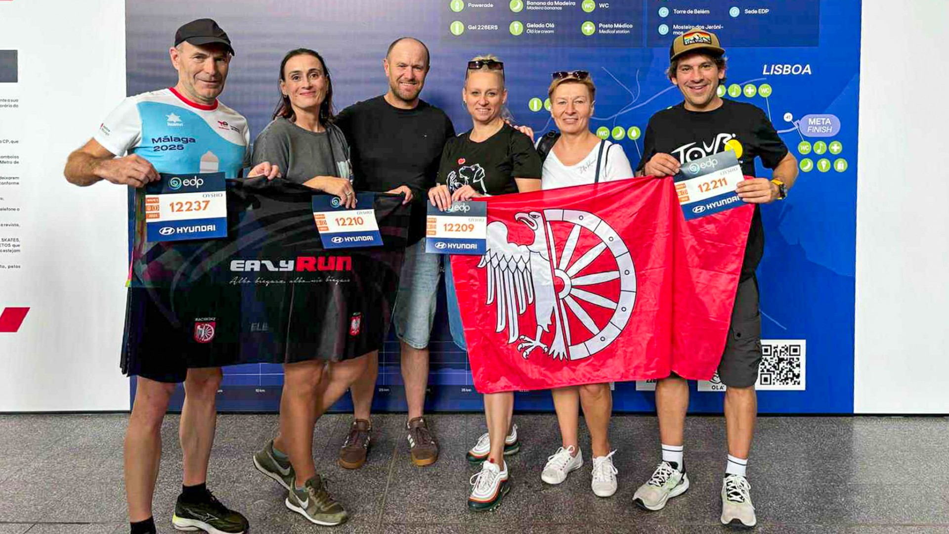 Raciborzanie na trasie maratonu w Lizbonie