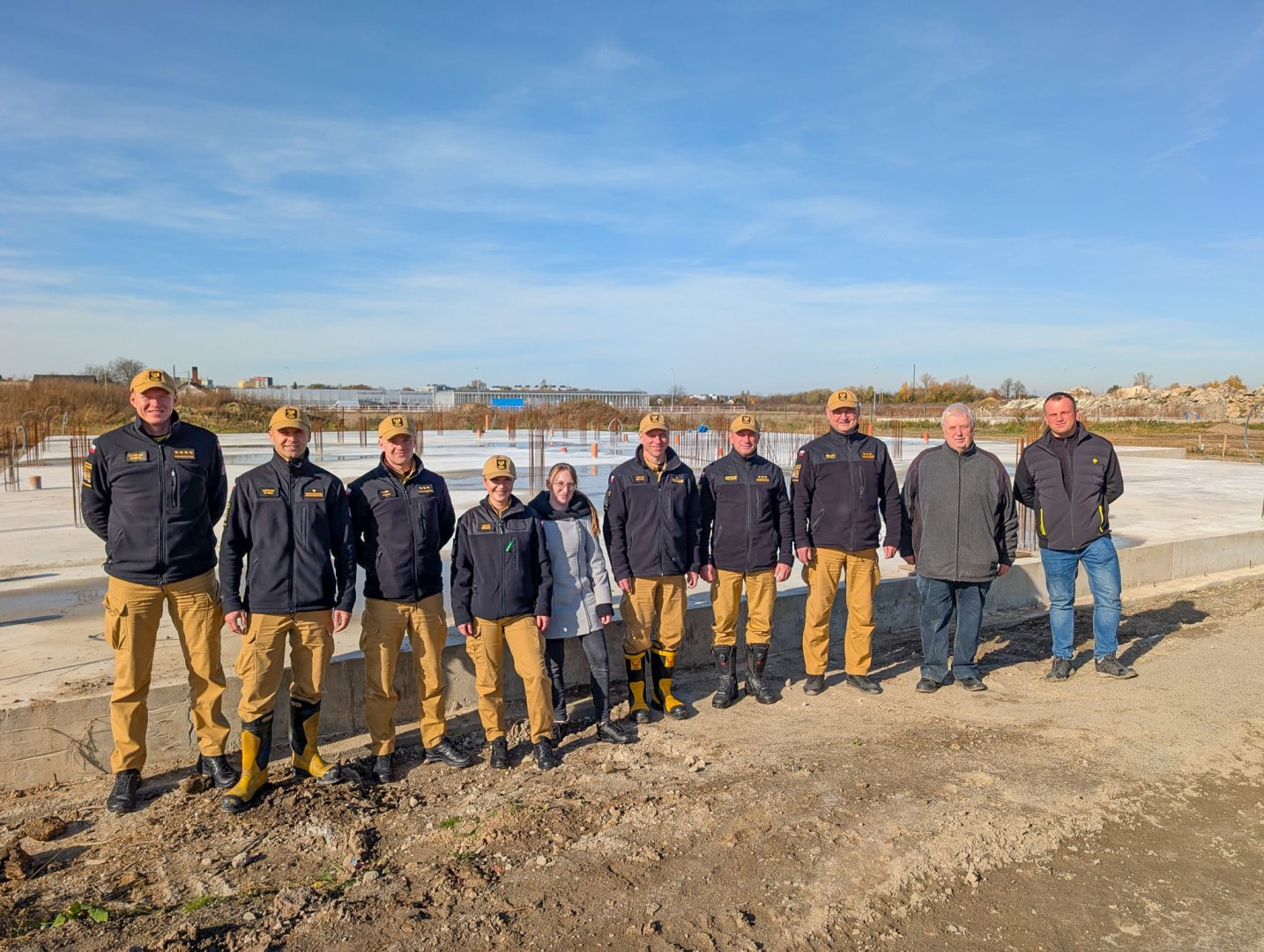 Po kilku miesiącach zakończono pierwszy etap budowy nowej komendy dla raciborskich strażaków