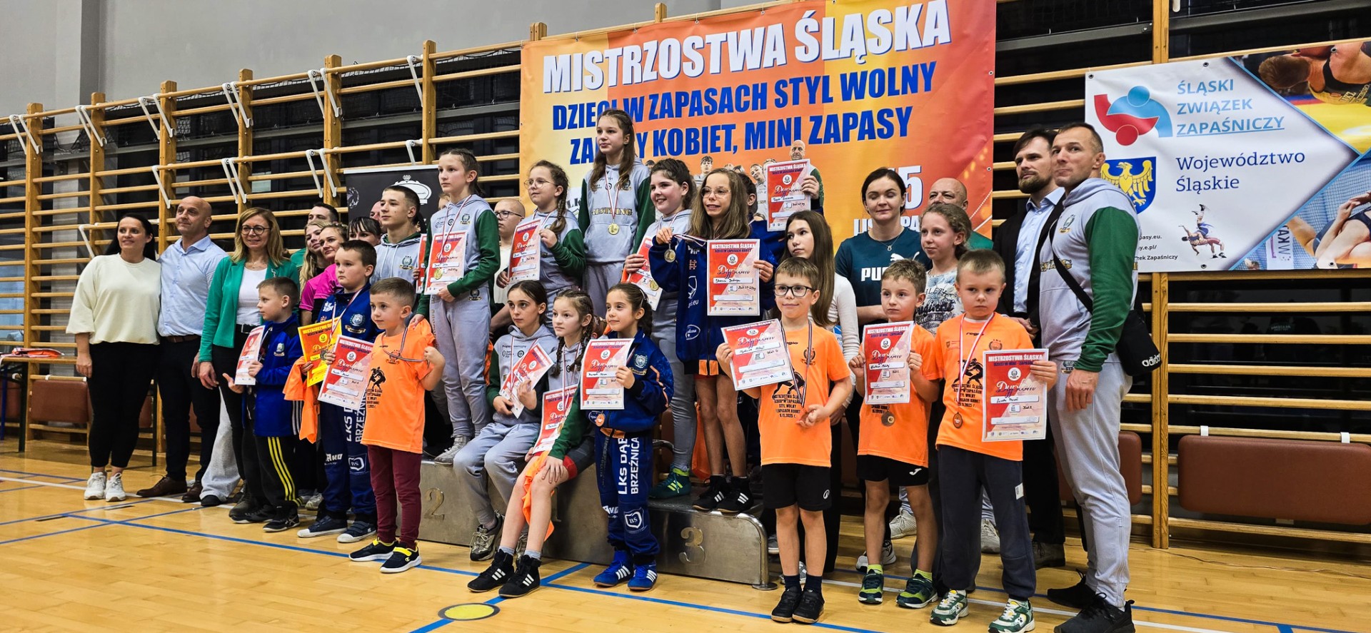 Mistrzostwa Śląska Dzieci w zapasach w Grzegorzowicach