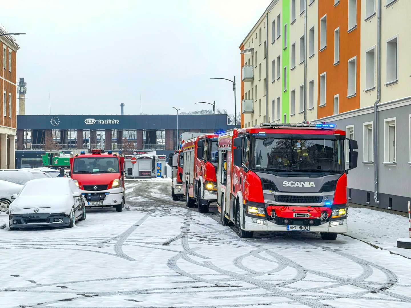 Zdarzenia strażackie w Raciborzu. Zatrucie na Mickiewicza