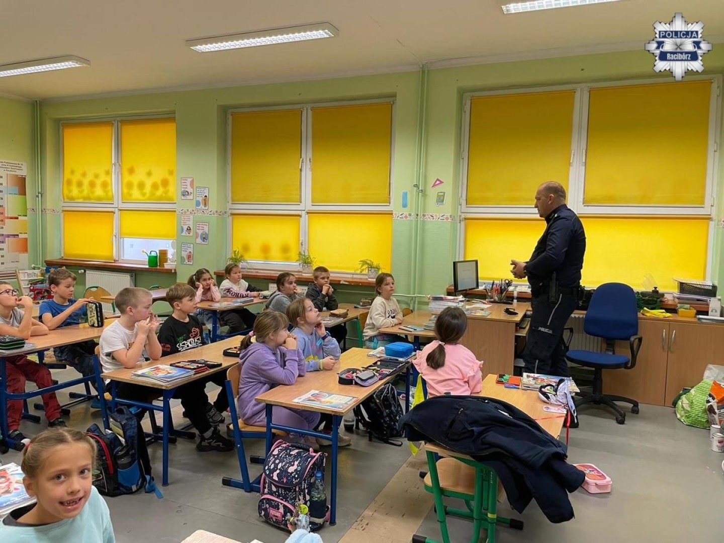 O hejcie, Internecie i bezpieczeństwie. Policyjna pogadanka w Piętnastce