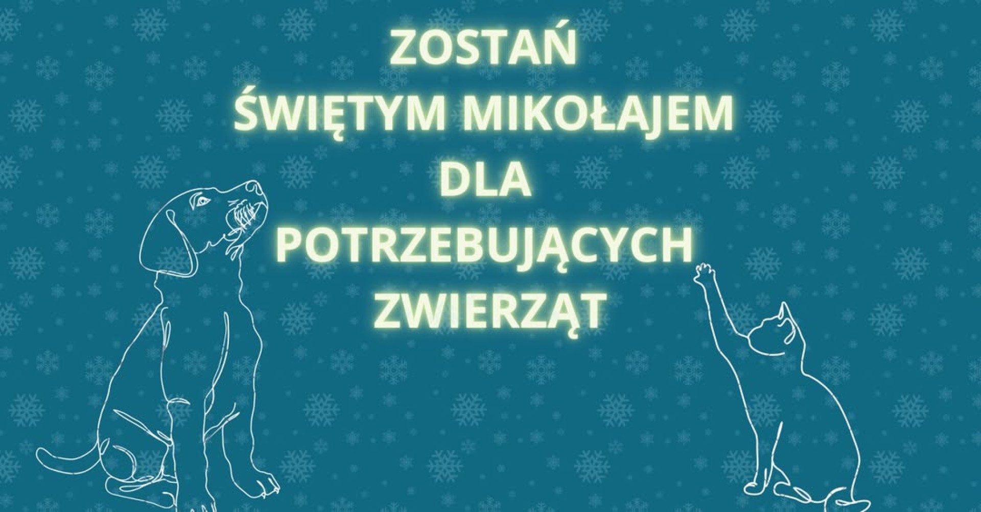 Zostań świętym Mikołajem dla potrzebujących zwierząt
