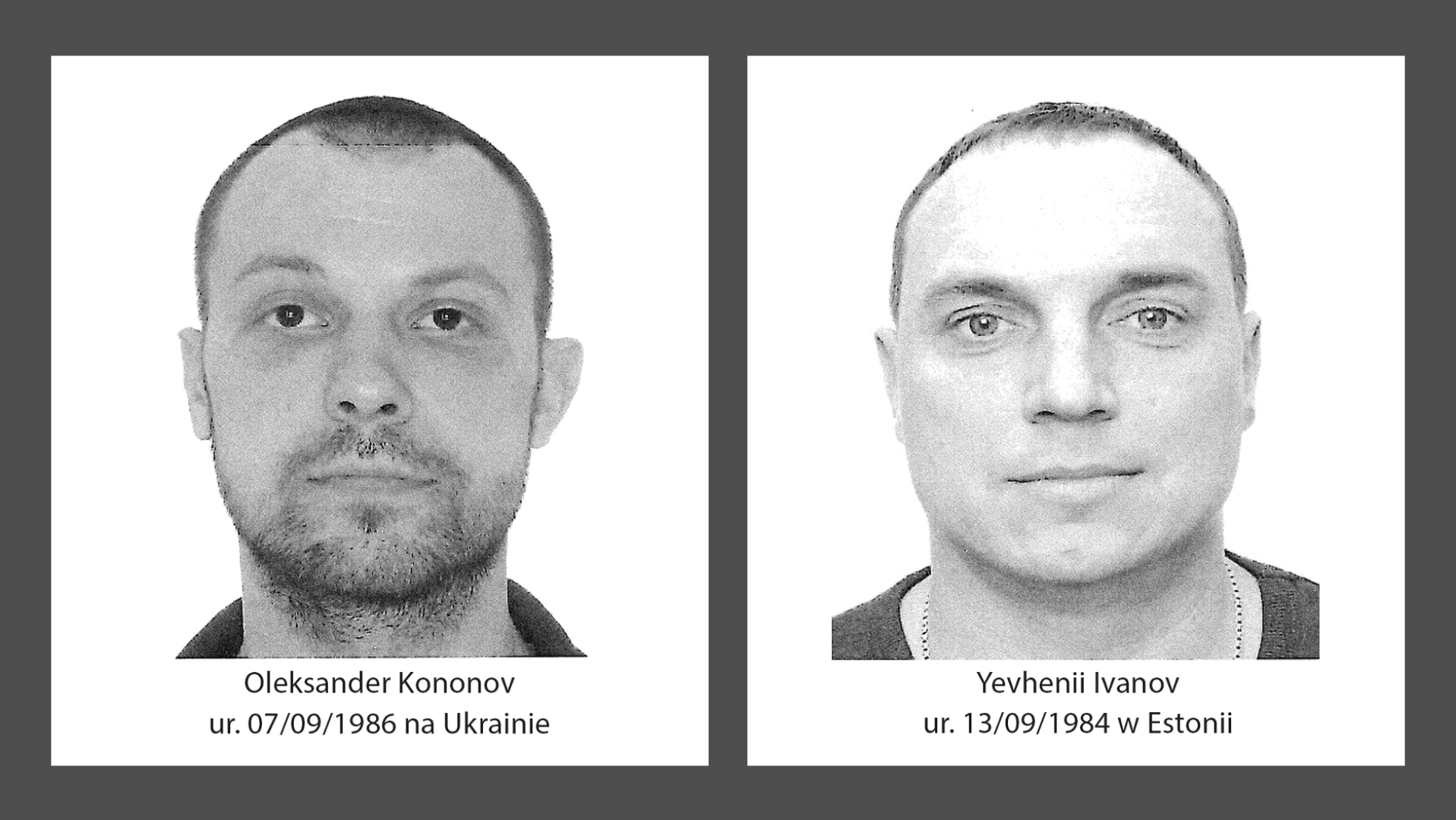 Śląska policja informuje o poszukiwaniu dwóch mężczyzn podejrzanych o szpiegostwo i terroryzm