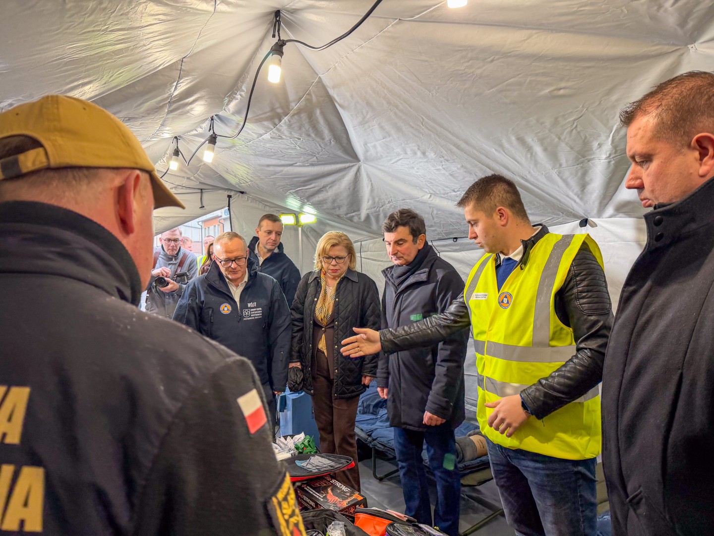 Prezentacja rządowego wsparcia dla ochrony ludności w Pietrowicach Wielkich. Są pieniądze na nową komendę straży pożarnej w Raciborzu