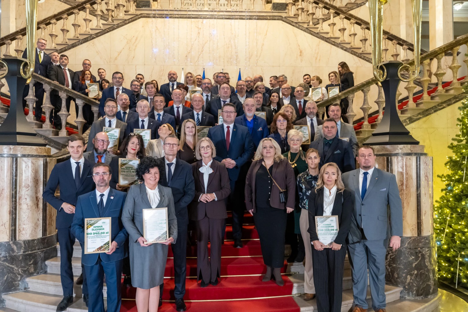 Wręczono nagrody w konkursie Zielona Przestrzeń. Ponad 800 tys. zł dla samorządów powiatu raciborskiego