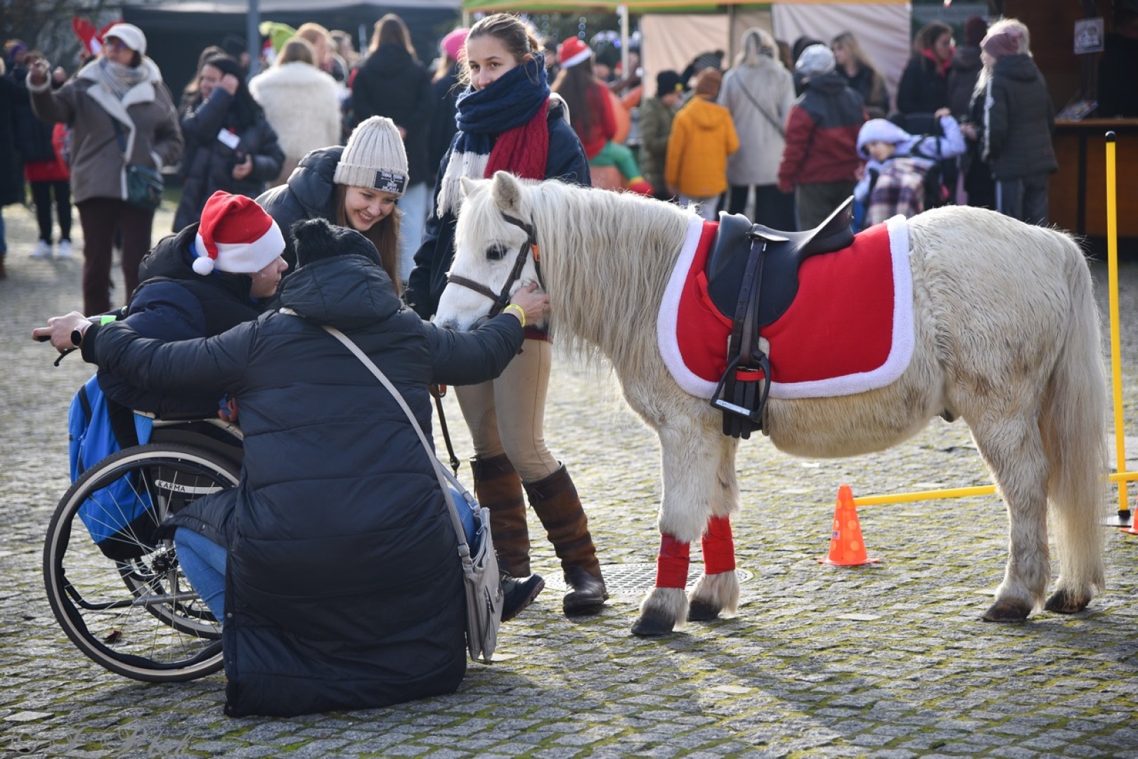 Bajkowy Zamek Piastowski gościł Pociąg Świątecznych Marzeń [FOTO i WIDEO]