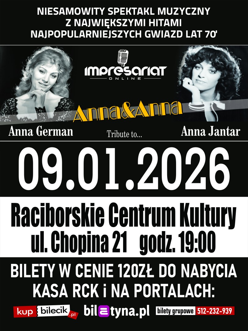 Anna &amp; Anna - wyjątkowy koncert w RCK [ZAPOWIEDŹ]