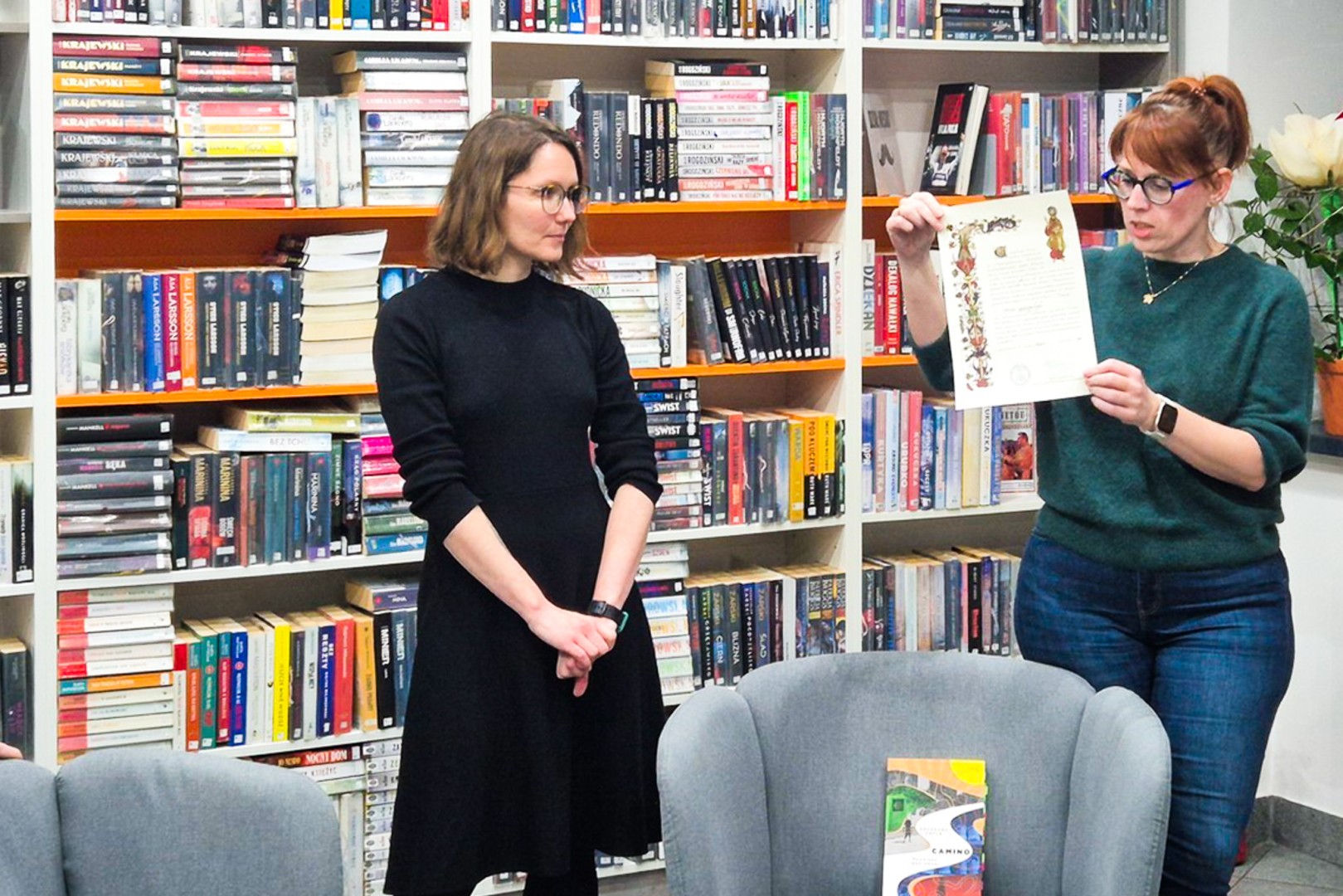 Klub Przyjaciół Biblioteki na Ostrogu w drodze do Santiago de Compostela