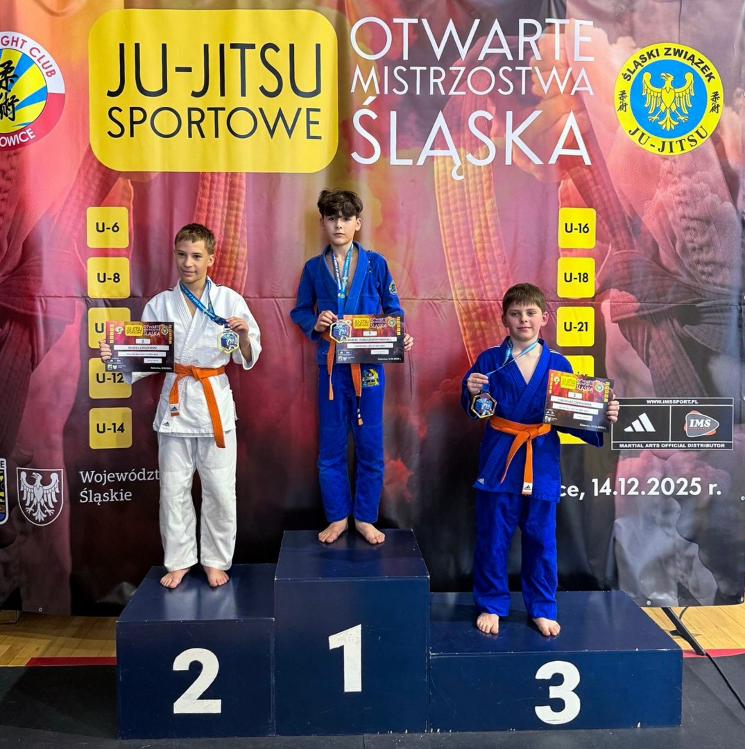 Raciborscy zawodnicy Łamatora błyszczą na Otwartym Mistrzostwach Śląska w Ju Jitsu