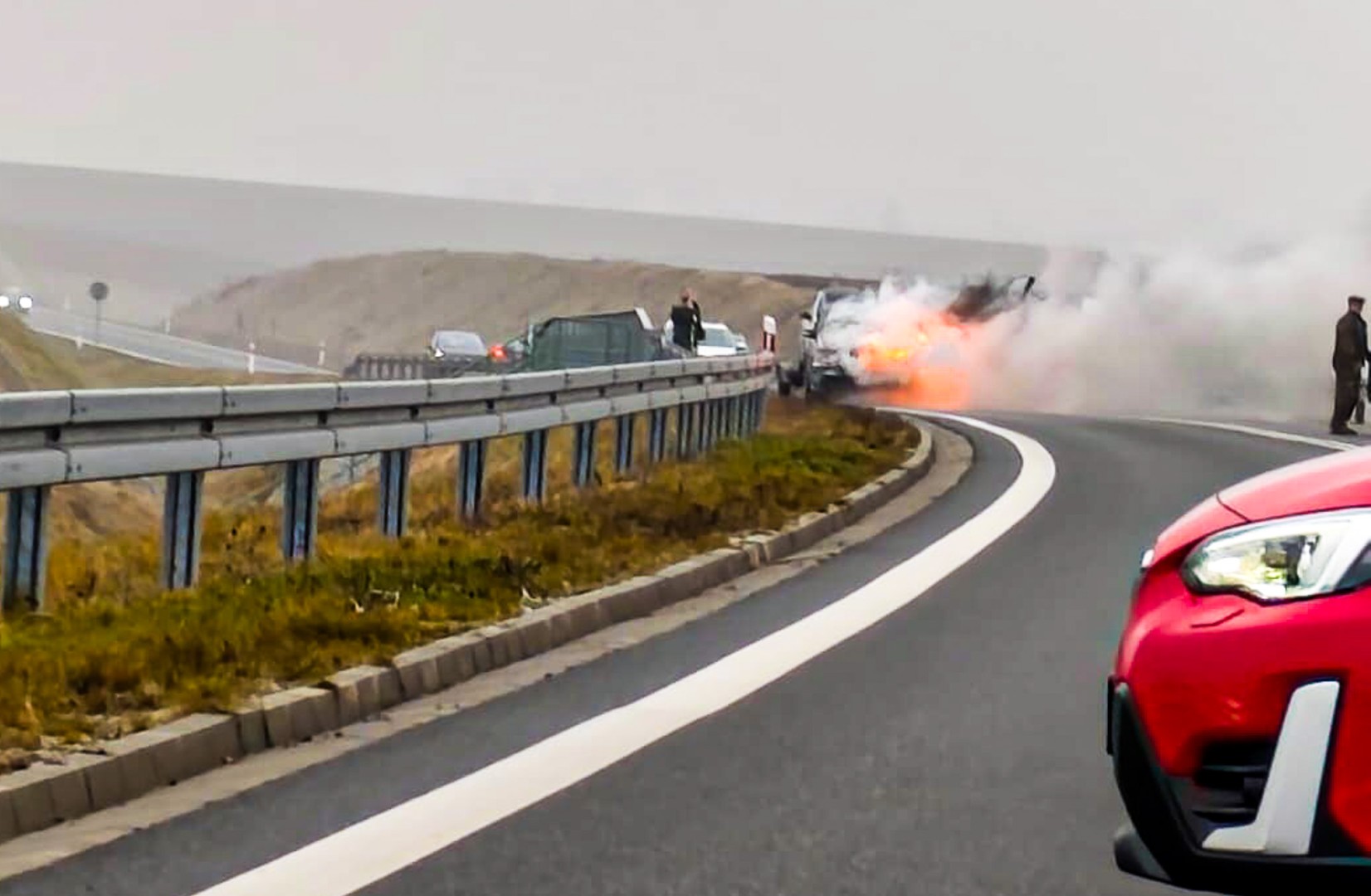 Pożar na obwodnicy Raciborza [RAPORT 998]