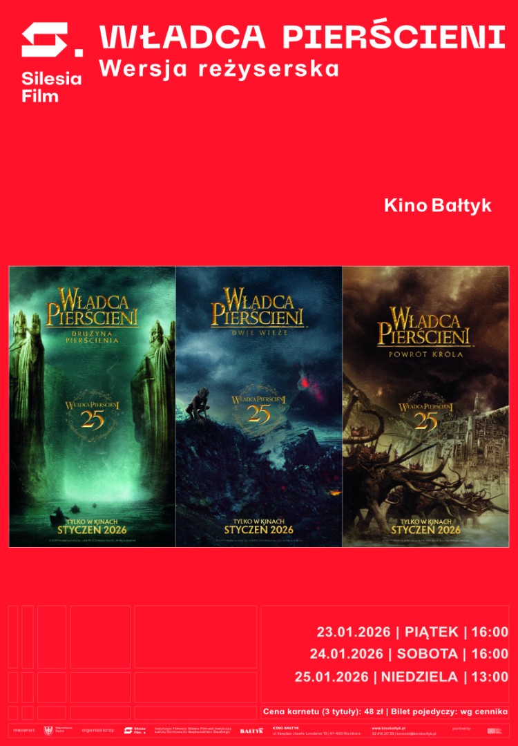 Władca Pierścieni w wersji reżyserskiej. Jubileuszowe pokazy w Kinie Bałtyk