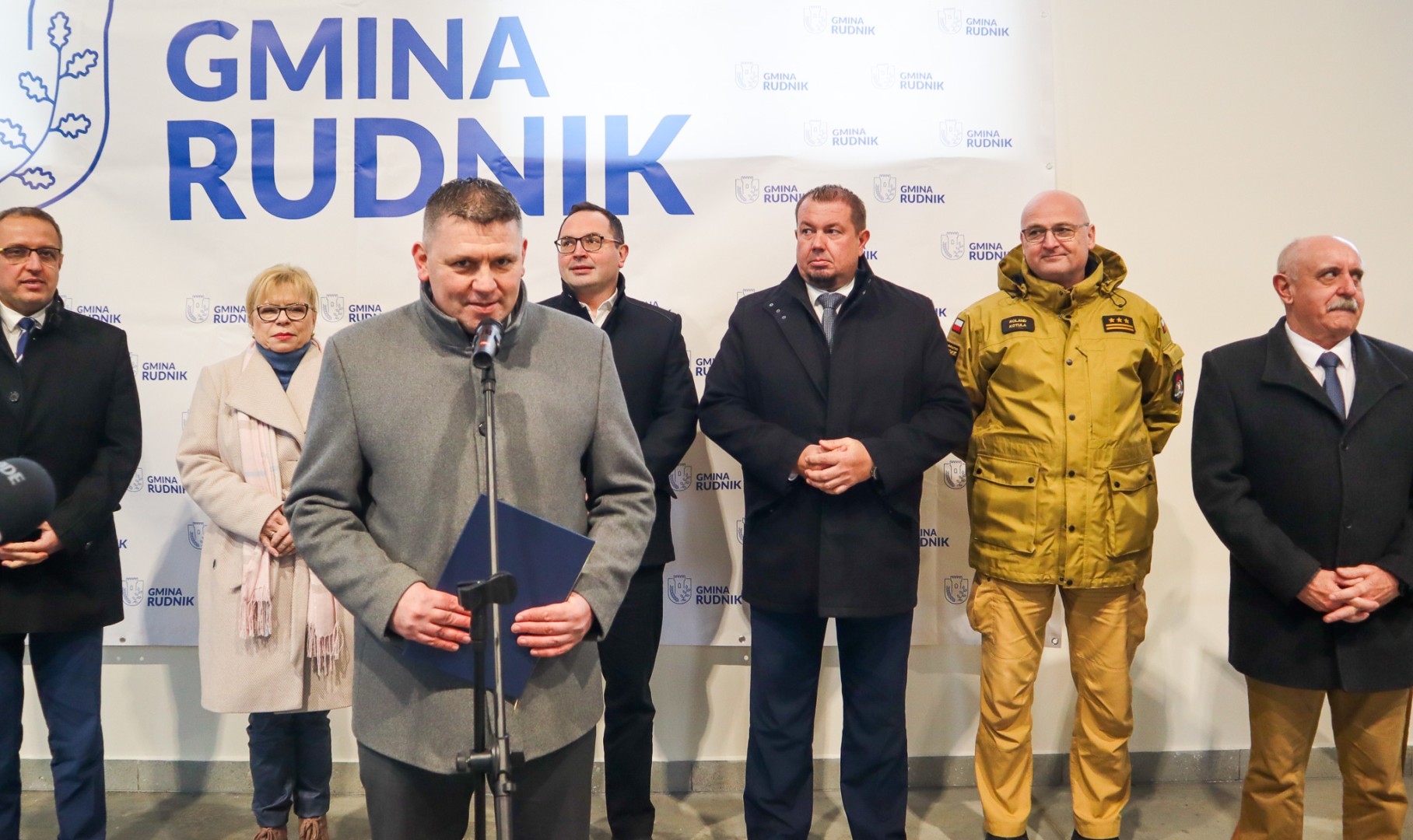 Nowoczesny sprzęt dla bezpieczeństwa mieszkańców Gminy Rudnik. Prezentacja wyposażenia w Gamowie