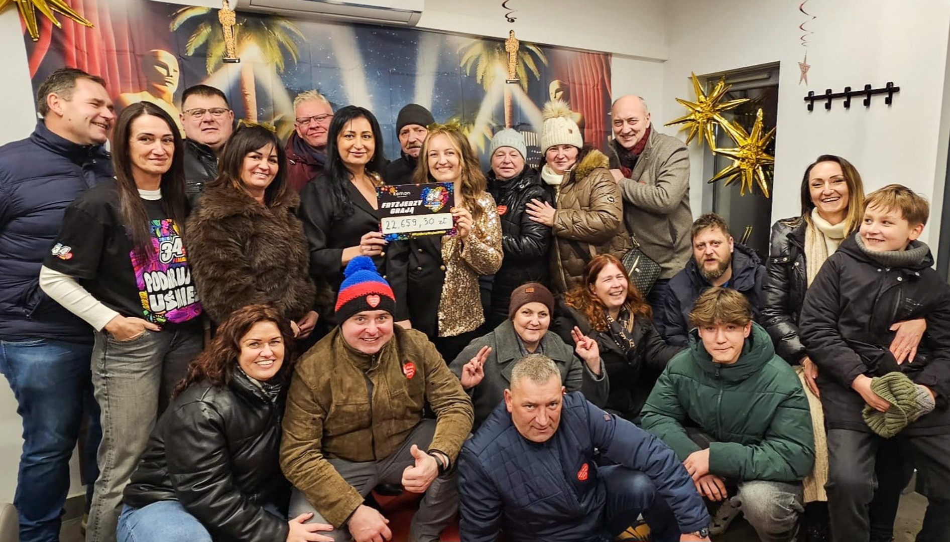 Fryzjerzy w Krzyżanowicach zagrali dla WOŚP. 34. Finał w salonie ANGEL HAIR